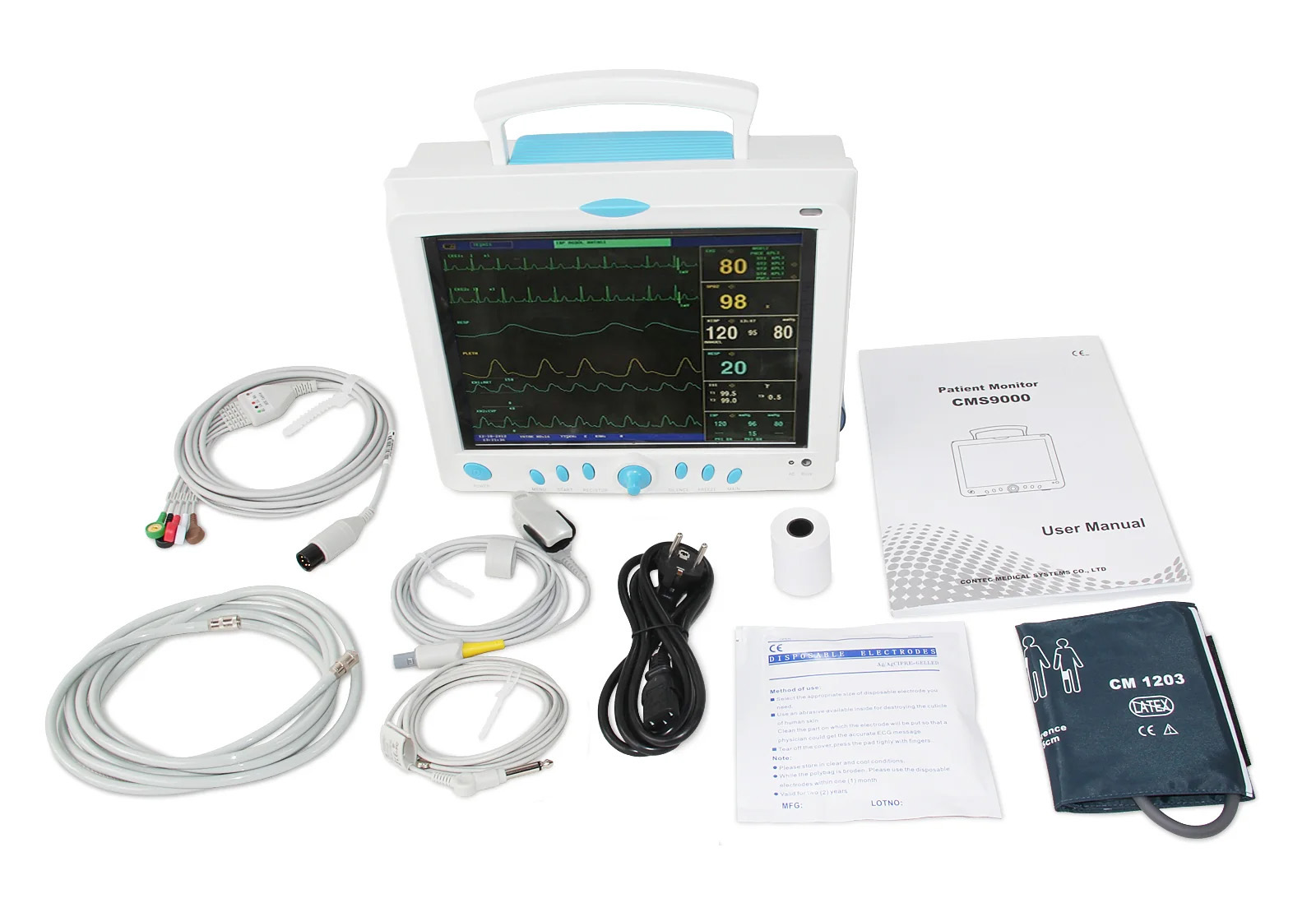 CONTEC CMS9000 Multi-paramètre Moniteur Patient